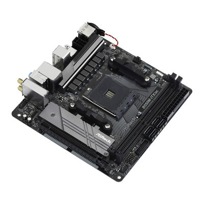 Základní deska ASRock B550M-ITX ac / AMD B550 / DDR4 / SATA III RAID / USB  / GLAN / M.2 / sc.AM4 / Wi-Fi / Mini-ITX