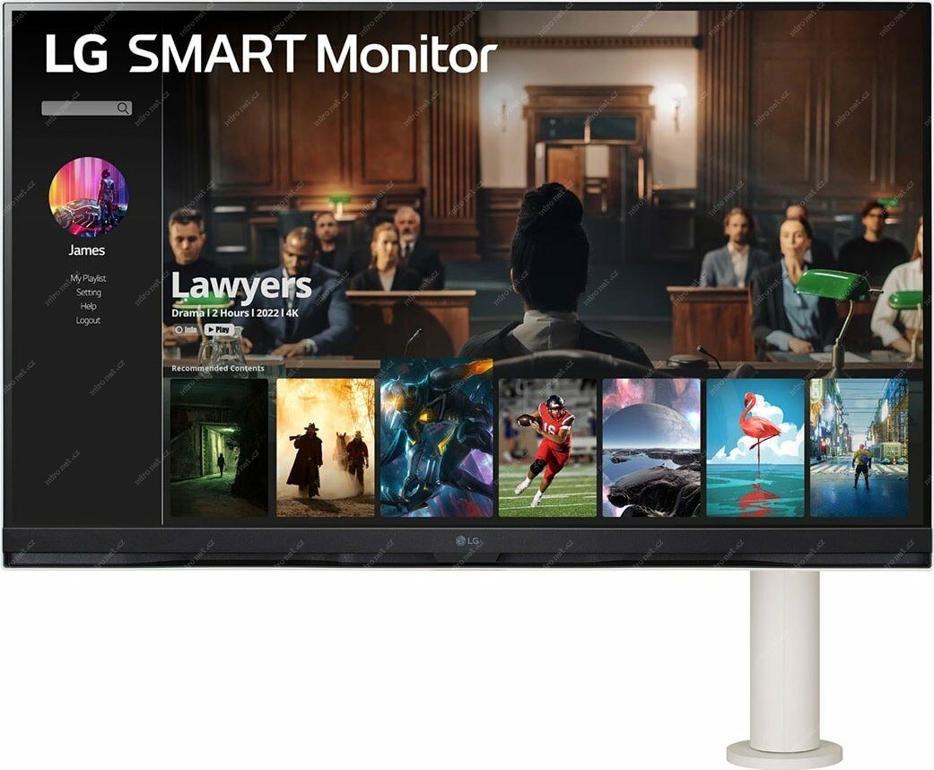 31.5インチ4K SMART Monitor 32SQ780S-W - ディスプレイ・モニター本体