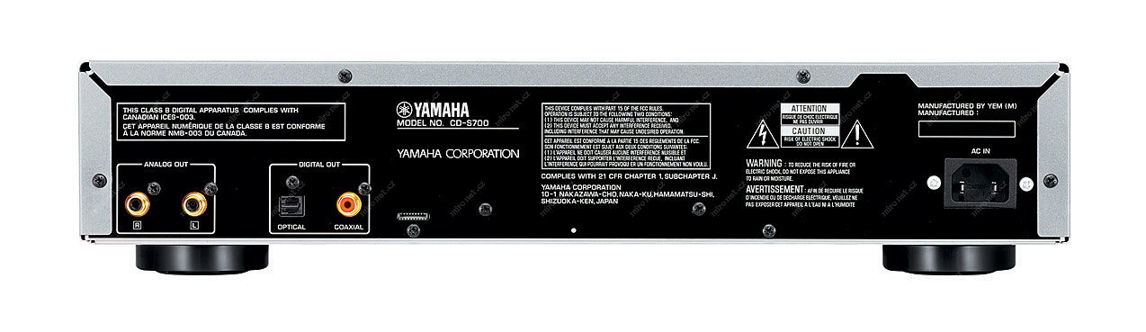 Yamaha CD-S700 CD přehrávač černá
