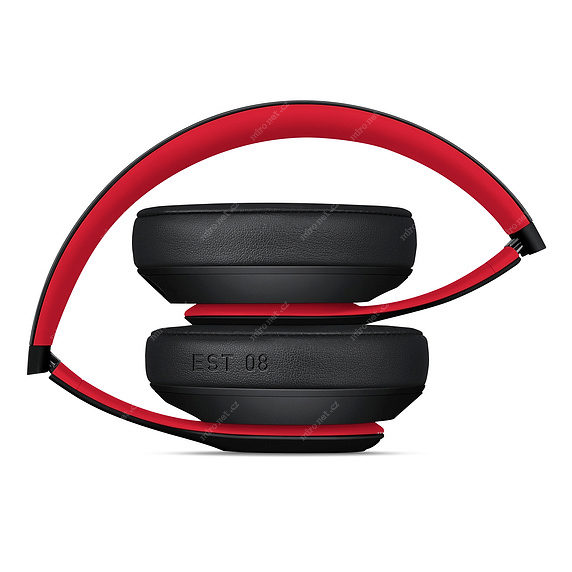 Beats Studio3 Wireless Headphones černo-červená / Bezdrátová sluc