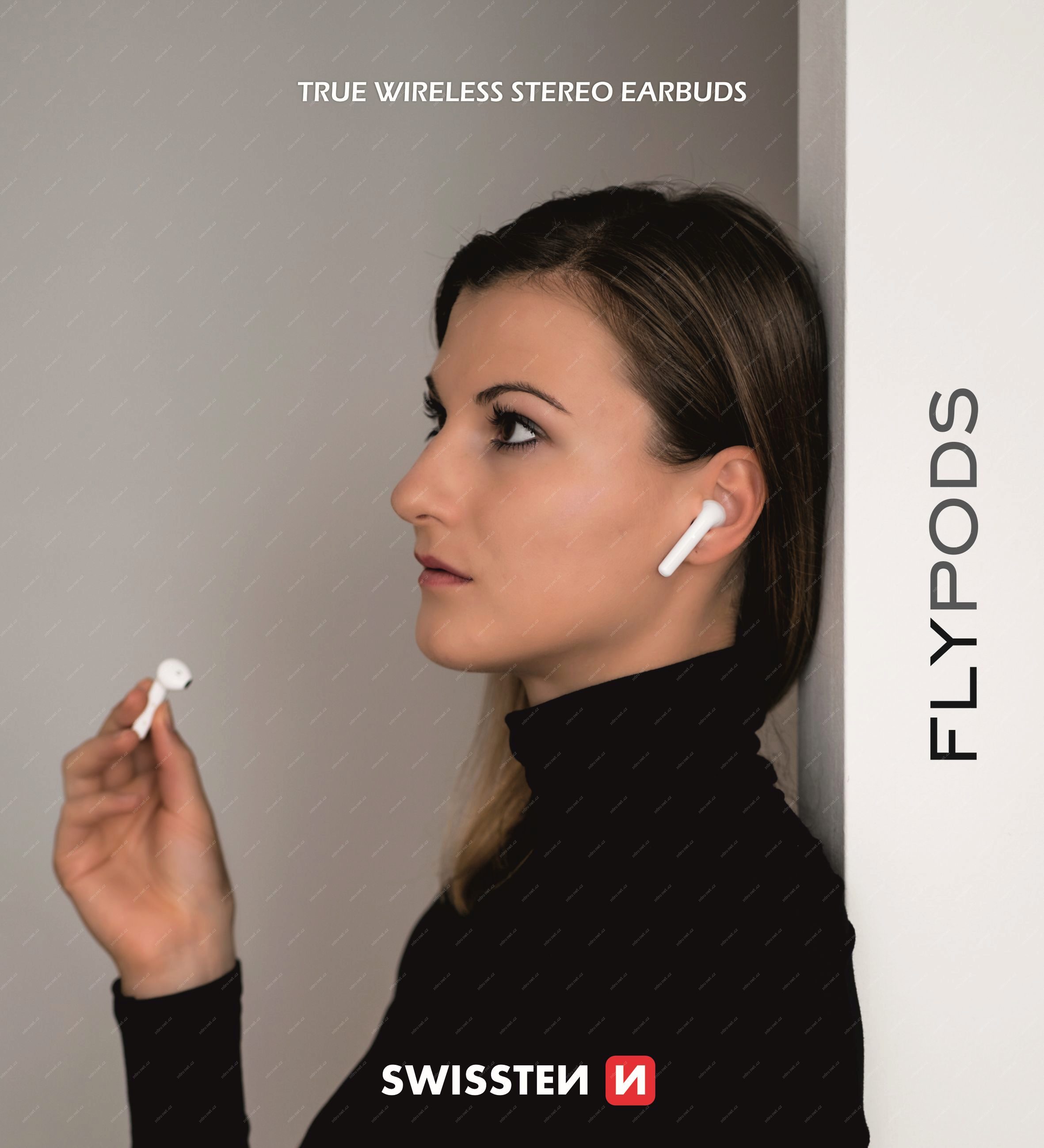 SWISSTEN FLYPODS TWS b l Bluetooth sluch tka BT 5.0 Mironet.cz