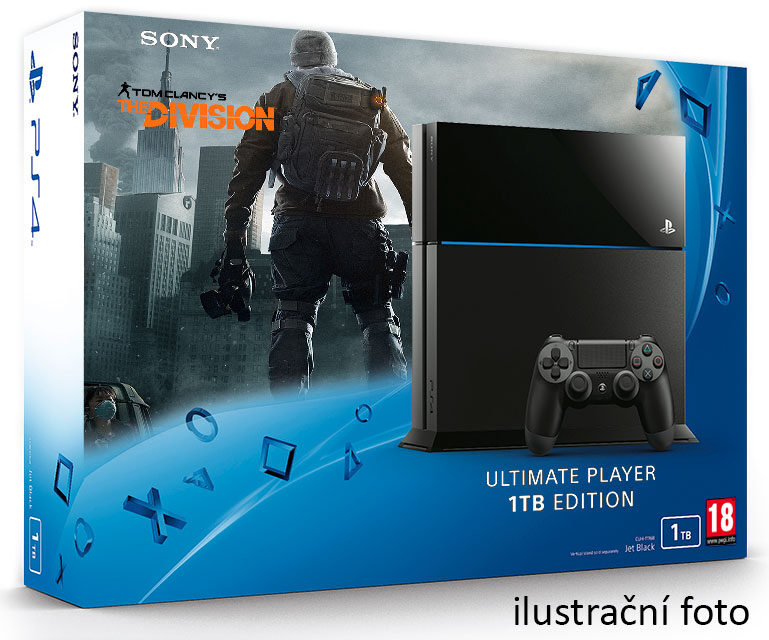 Sony Playstation 4 1tb Black Cuh 1216b Tom Clancy S The Divis Mironet Cz