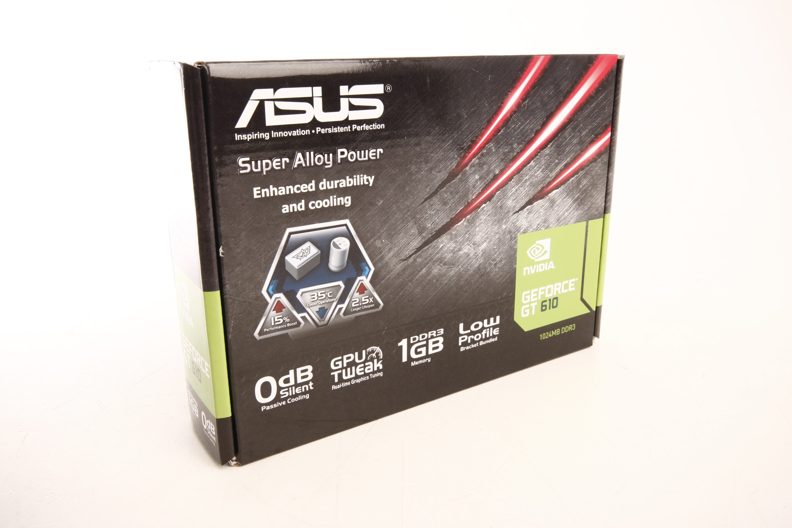 ASUS GT610-SL-1GD3-L / GeForce GT610 810MHz / 1GB DDR3 1200MHz