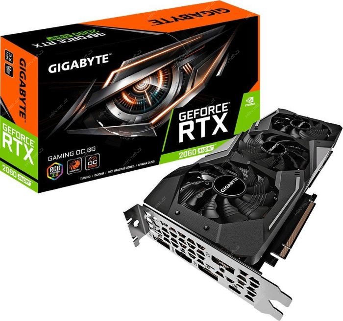 GIGABYTE GeForce RTX 2060 SUPER GAMING OC 8G / 1650-1815MHz / 8GB