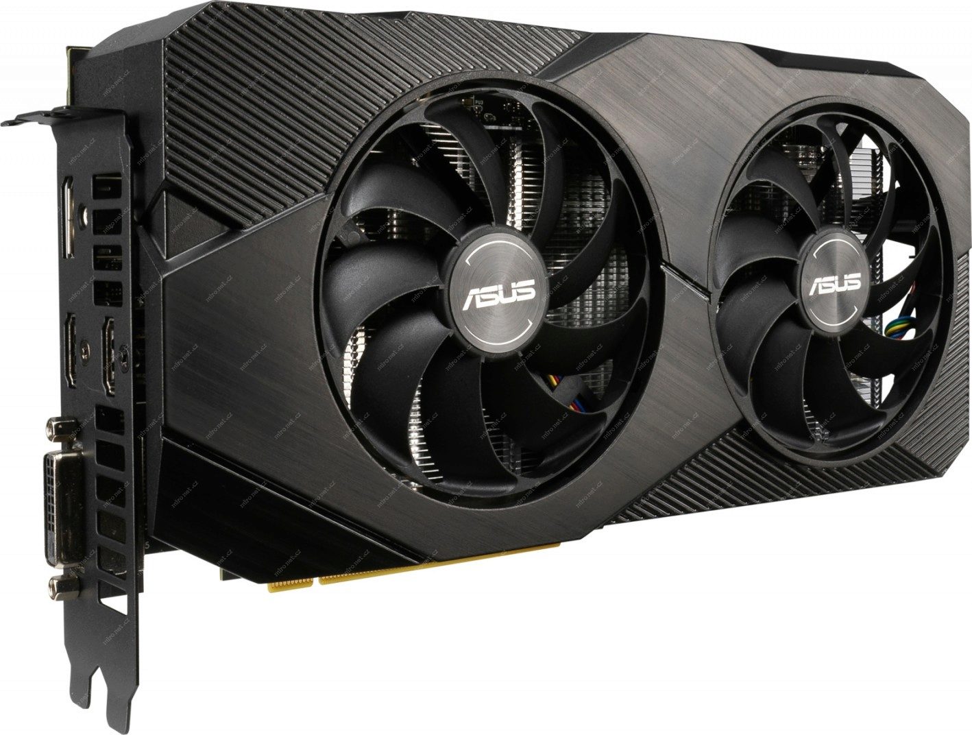 ASUS DUAL GeForce RTX 2060 O6G EVO / 1365MHz / 6GB GDDR6 / 192-bit / 2x  HDMI+1x DP+1x DVI / (8)