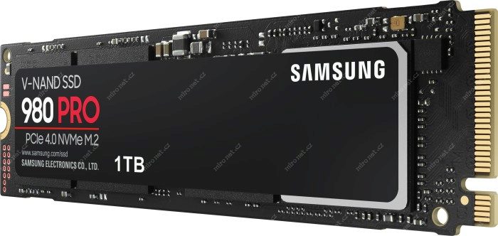 SAMSUNG 980 PRO 1TB / SSD / M.2 NVMe PCI-E 4.0 / TLC / R: 7000 MB