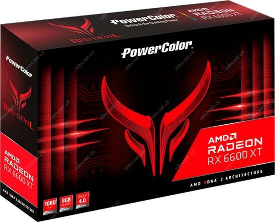 PowerColor Red Devil RX 6600 XT / 2428 -2064 MHz / 8GB GDDR6 / 12