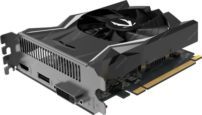 ZOTAC GTX 1650 OC GDDR6 / 1410-1620 MHz / 4GB GDDR6 12GHz / 128-b