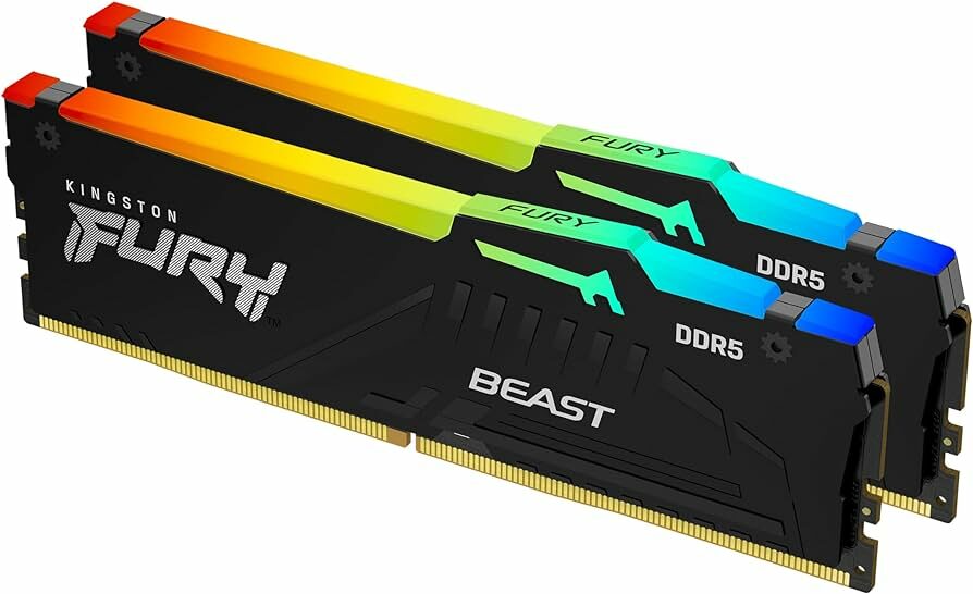Kingston Fury Beast RGB 32GB (2x 16GB) DDR5 6000MHz - 70330108