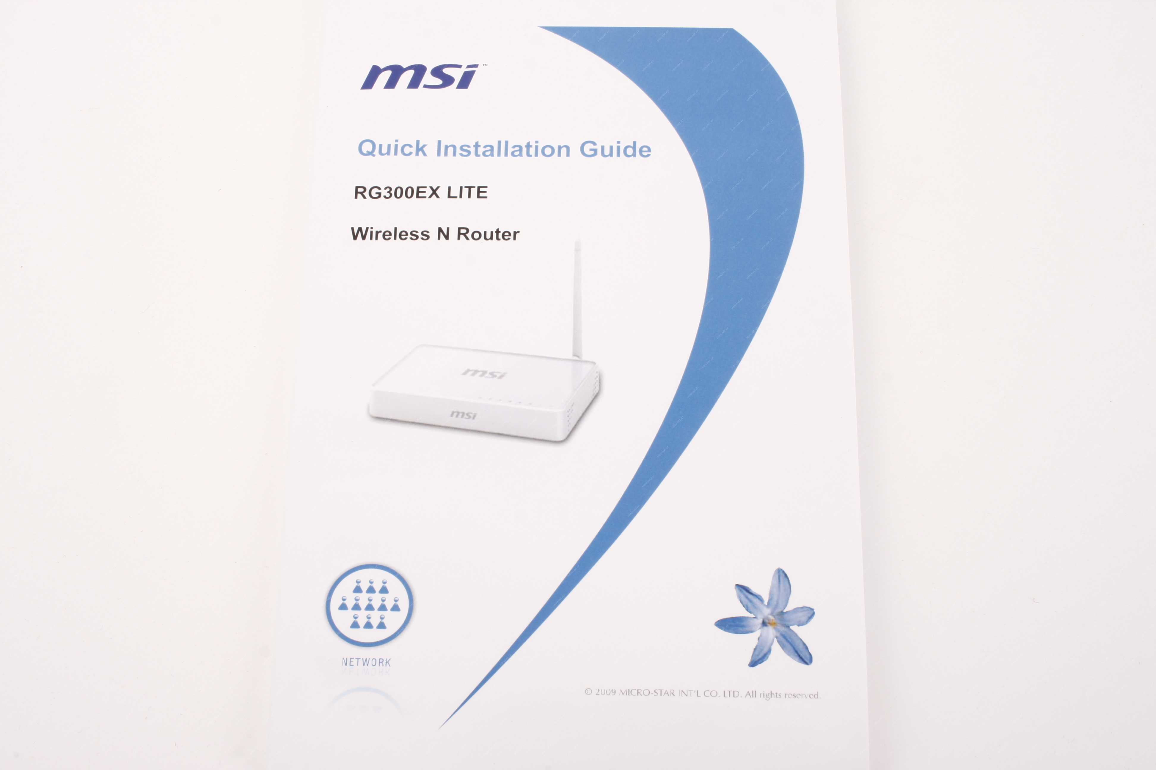 Bezdrátový Wi-Fi router MSI RG300EX Lite - jen k ntb MSI