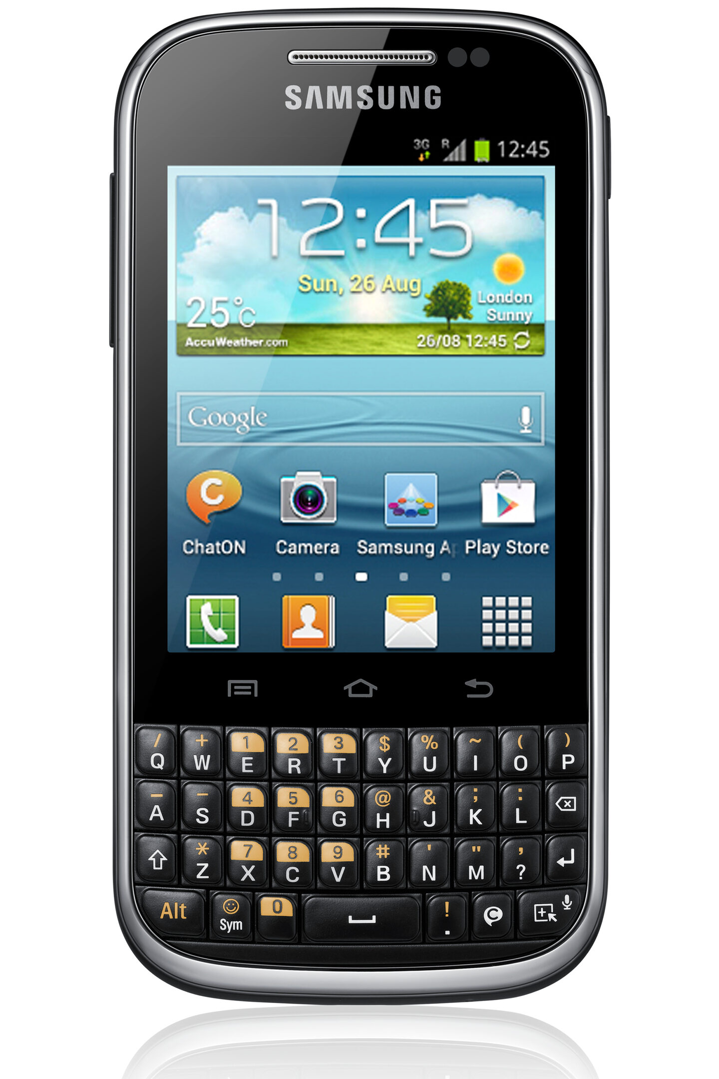 Mobilni Telefon Samsung Galaxy Chat B5330 Black Cz Distribuce Mironet Cz