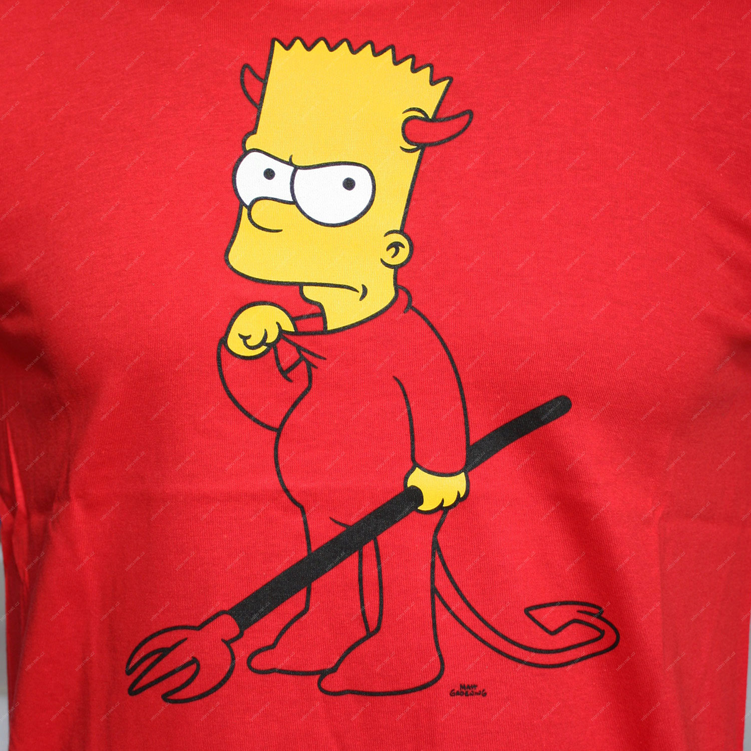 Барт симпсон в костюме дьявола