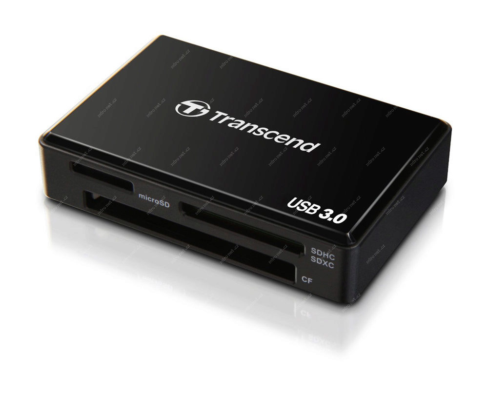 Transcend Usb 3 0 Ctecka Pametovych Karet Cerna Cf Memory Sti Mironet Cz