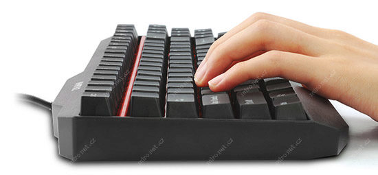 ZALMAN ZM-K500 / herní klávesnice / mechanická / 5 tlačítek / USB