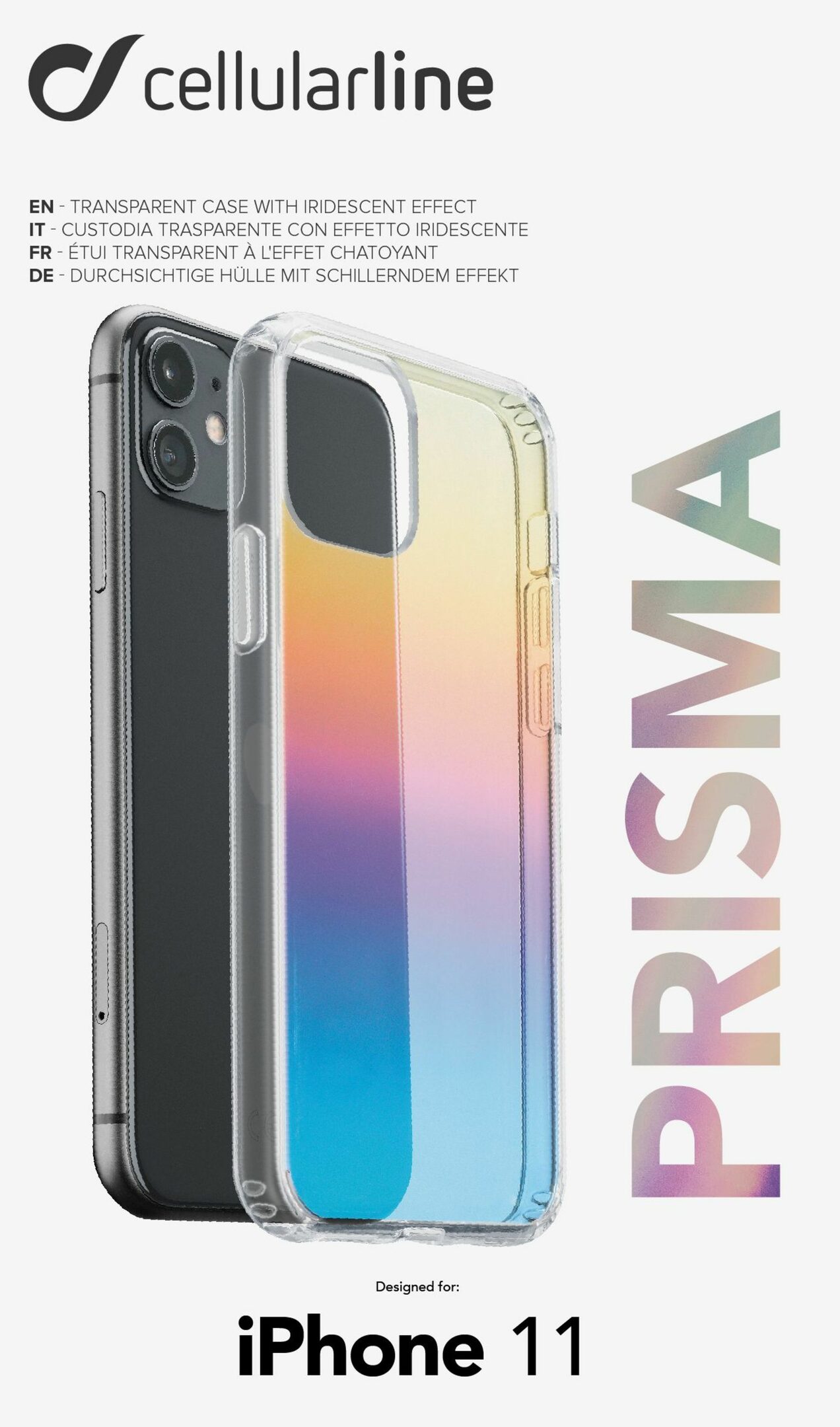 Cellularline Prisma Duhový kryt se zrcadlovým efektem pro Apple i |  