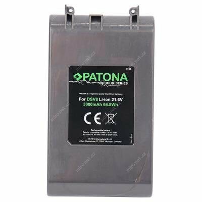 PATONA baterie pro vysavač Dyson V8 3000mAh / Li-lon / 21.6V / PR