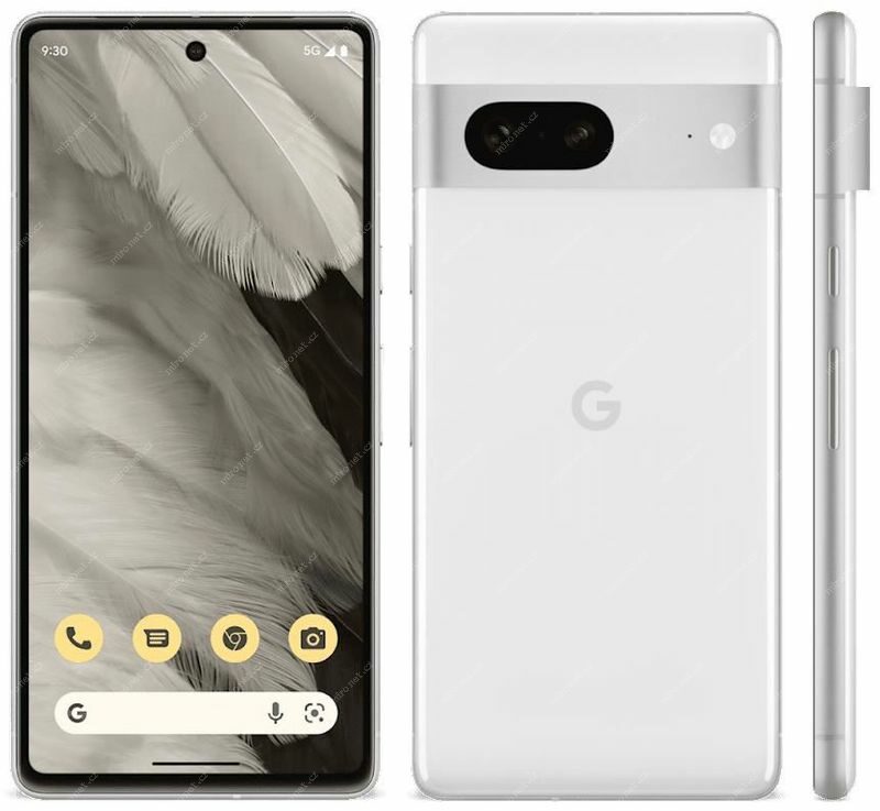 Mobilní telefon - Google Pixel 7 5G 8+256GB bílá / EU distribuce / 6.3