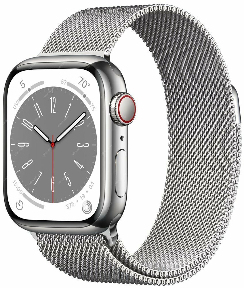 Chytré hodinky Apple Watch Series 8 GPS+Cellular 41mm stříbrné ne