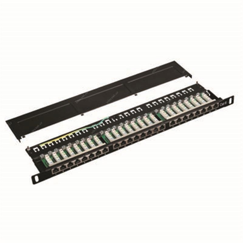 Extralink CAT6 UTP 0.5U, Patchpanel