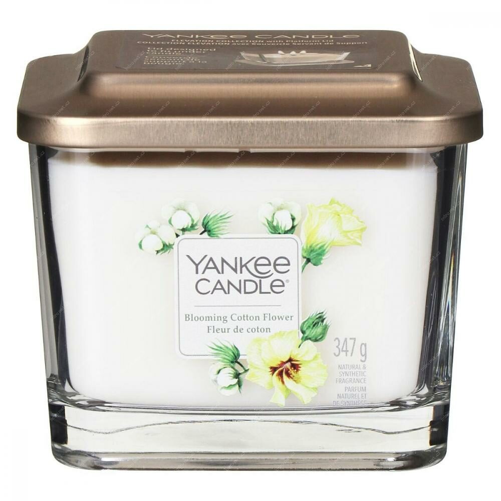 Yankee Candle Elevation Collection Blooming Cotton Flower střední |  Mironet.cz