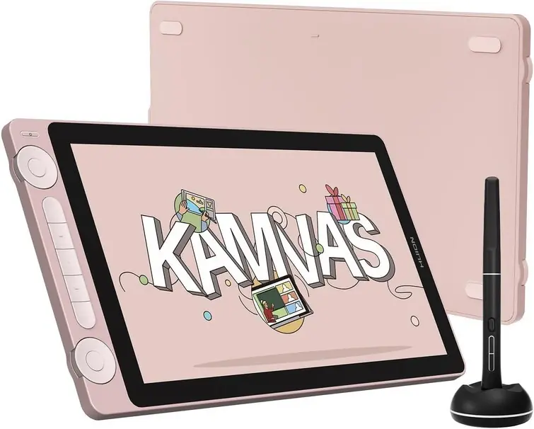 фото Графический планшет Huion Kamvas 13 Pink 2