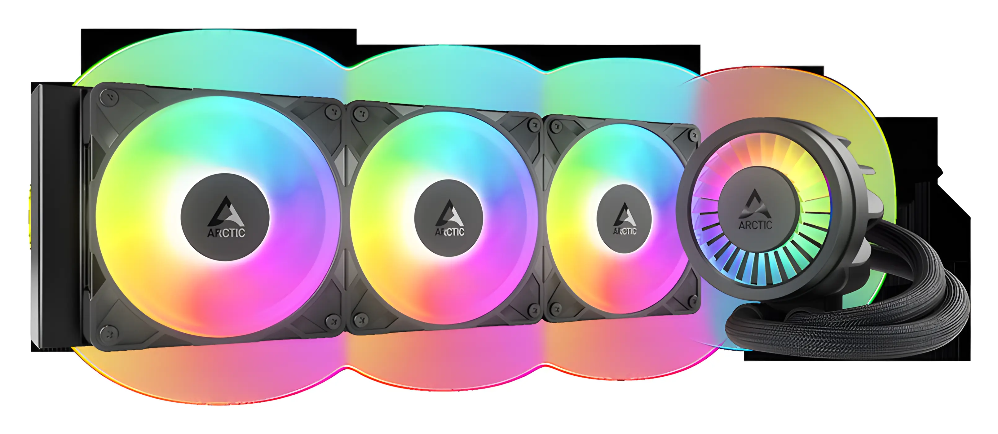 фото Водяное охлаждение Arctic Liquid Freezer III Pro 360 A-RGB SI Black (ACFRE00169A) 1
