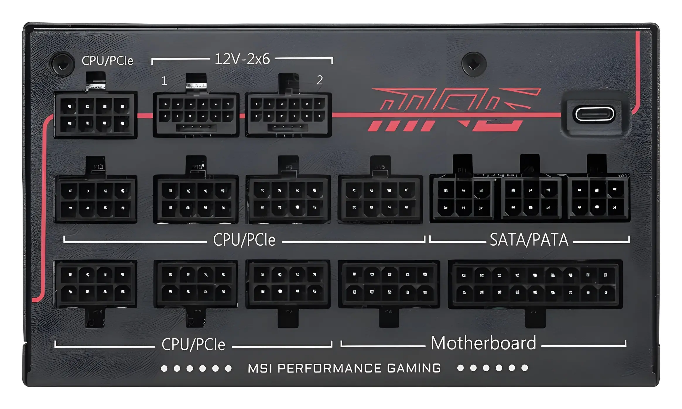 фото Блок живлення MSI MPG Ai1300TS PCIE5 1