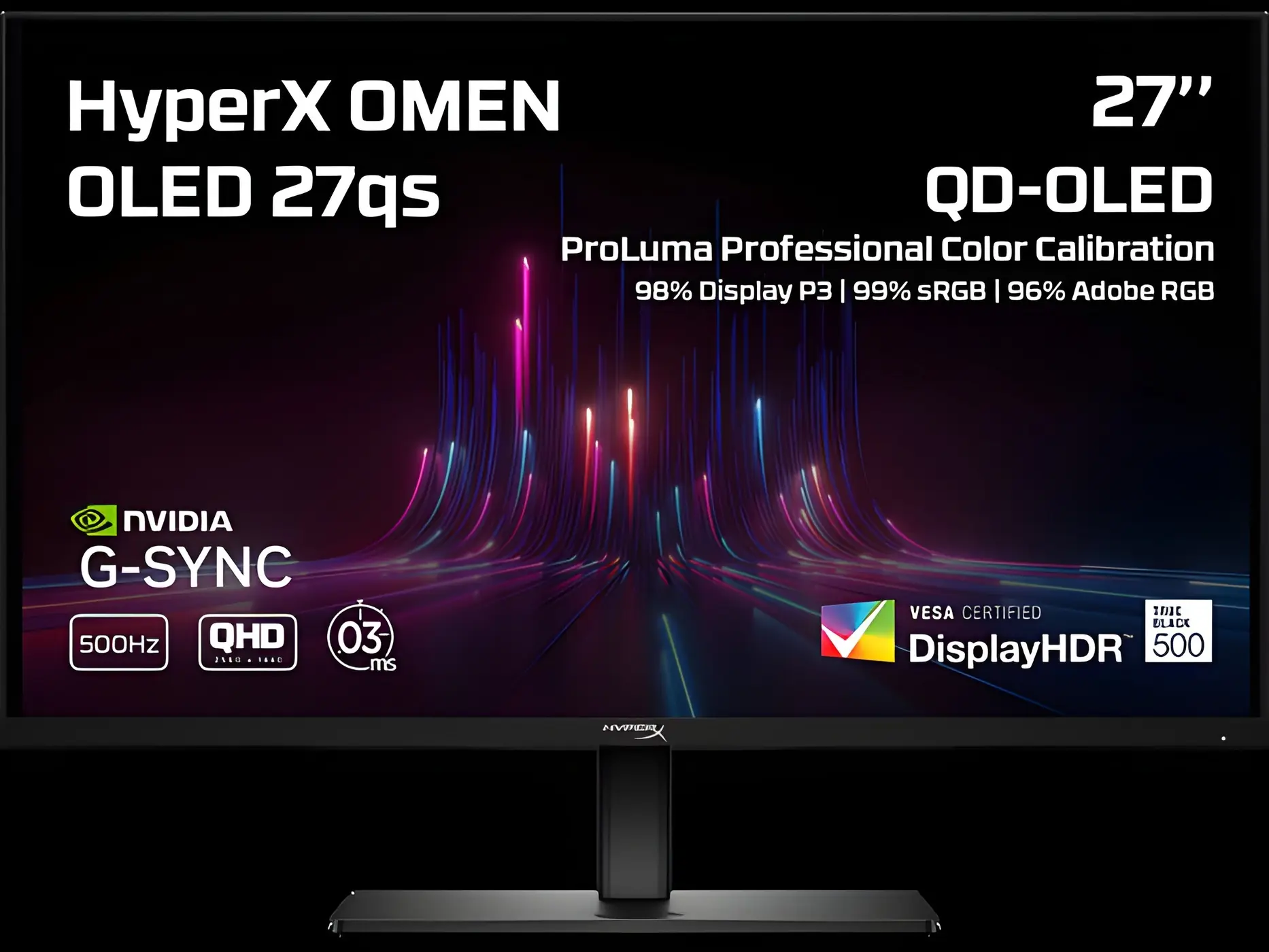 фото Монитор HyperX Omen 27qs (BY8Z1E9) 1