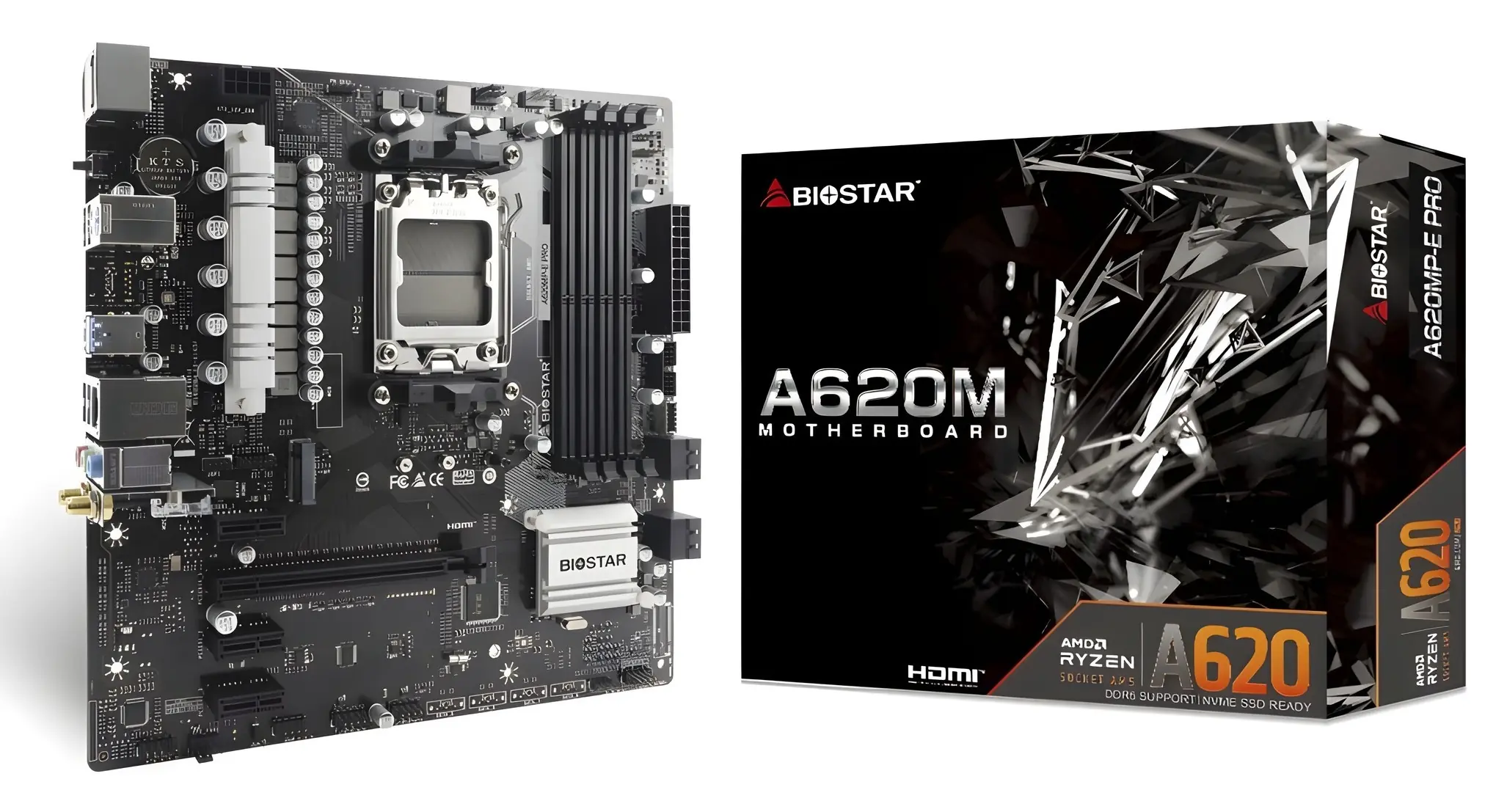 фото Материнська плата Biostar A620MP-E Pro 1