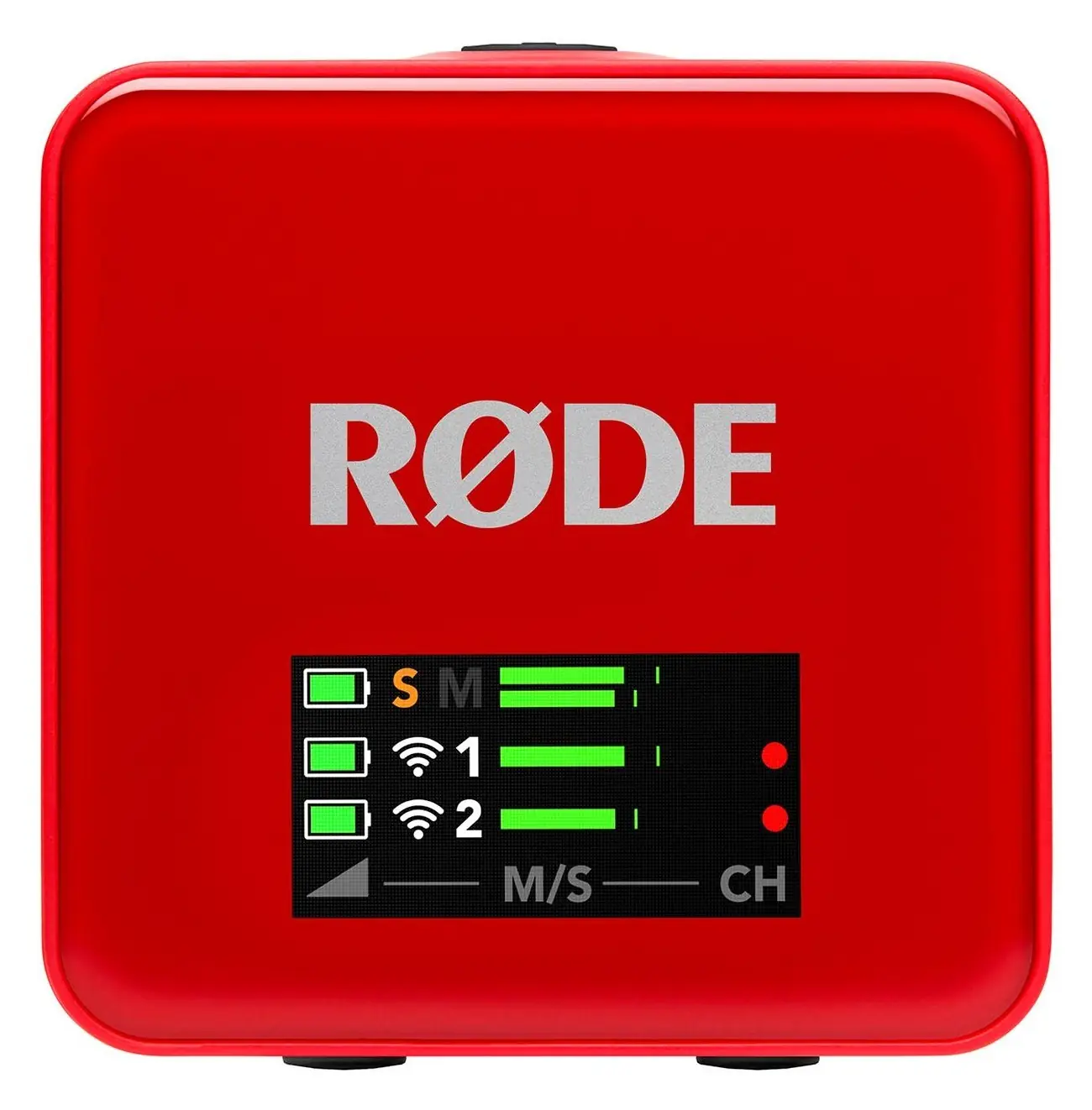 фото Микрофонная радиосистема для камеры, для смартфона Rode Wireless GO Gen 3 Red 1