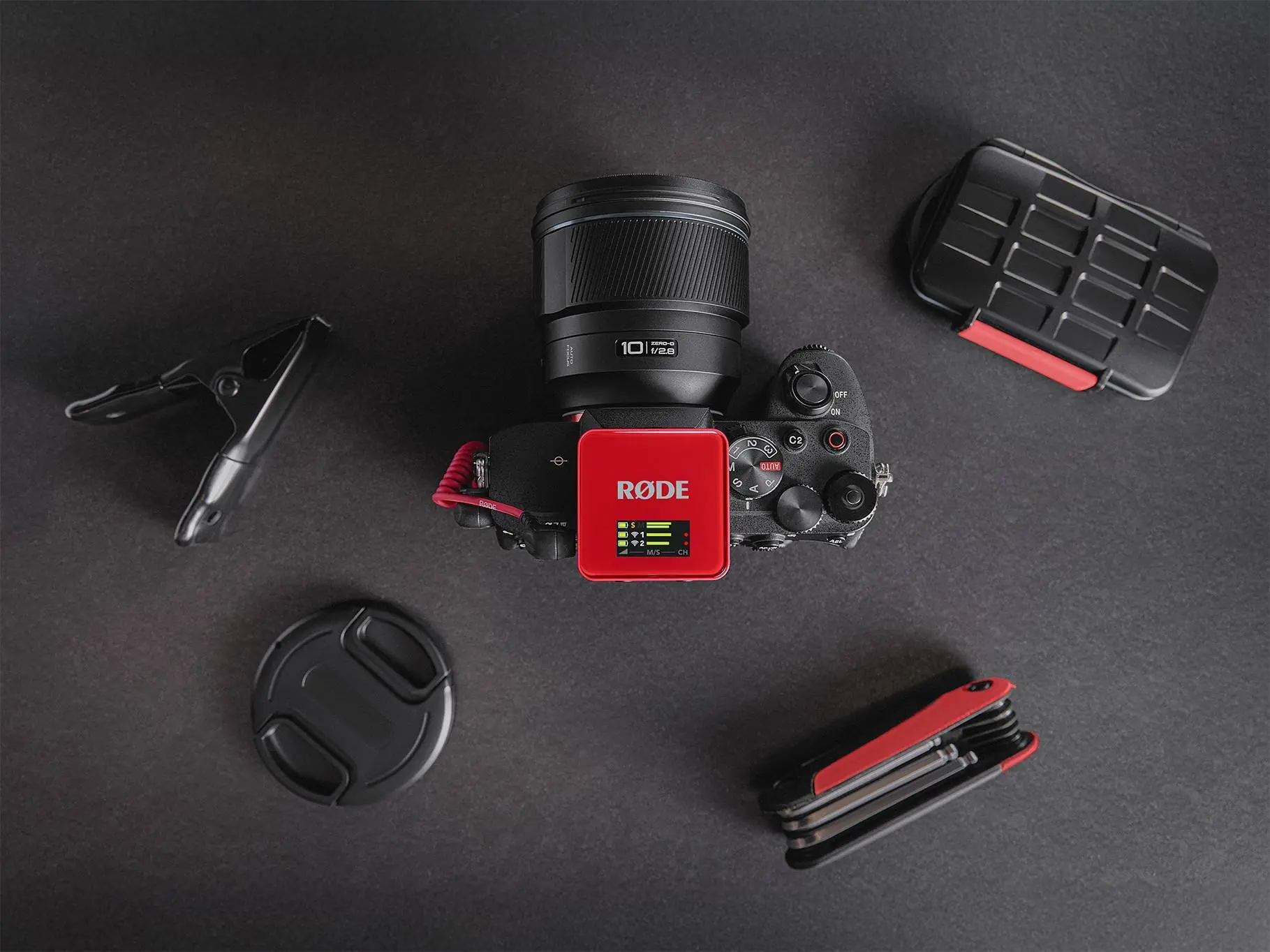 фото Микрофонная радиосистема для камеры, для смартфона Rode Wireless GO Gen 3 Red 3