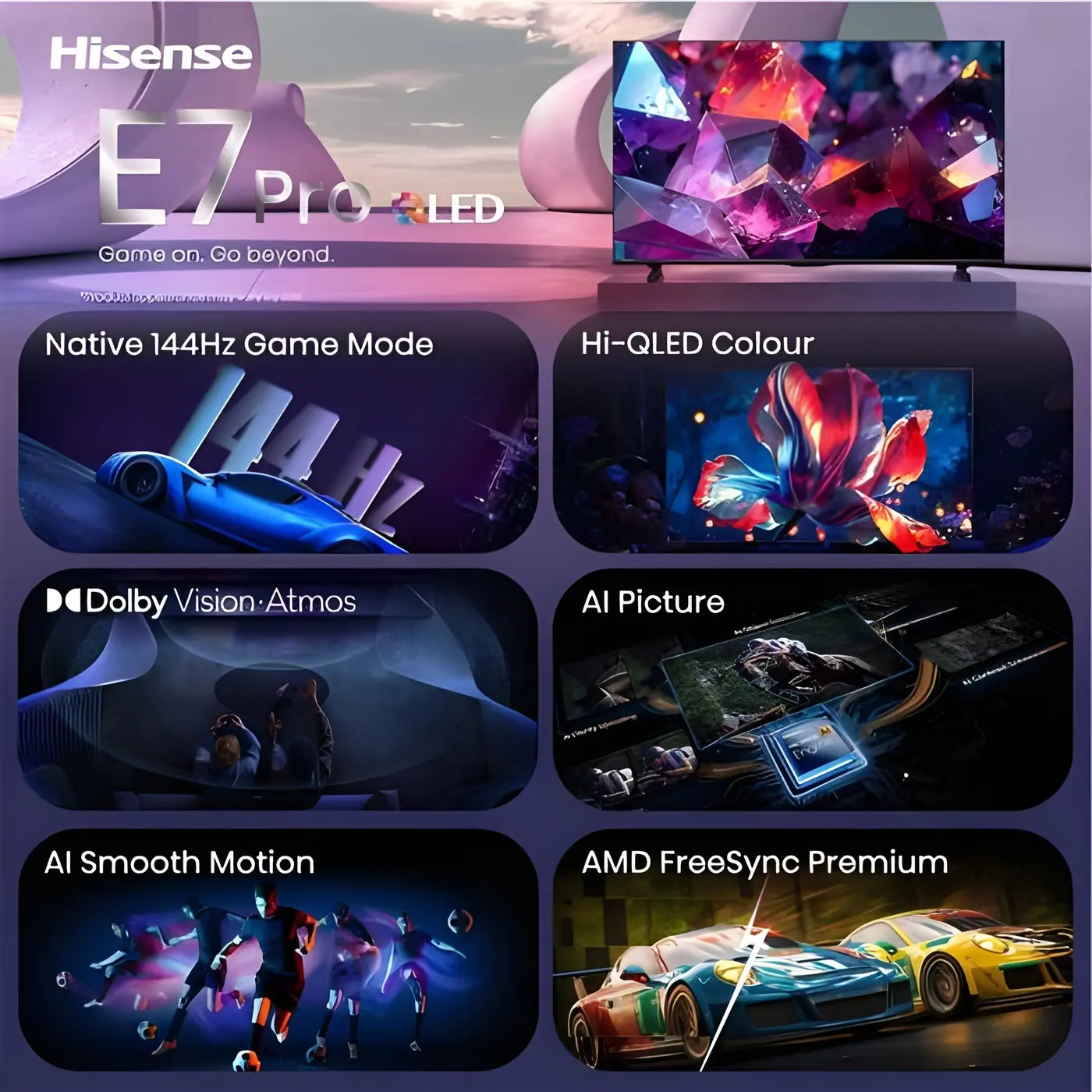 фото Телевизор Hisense 50E7S Pro 2