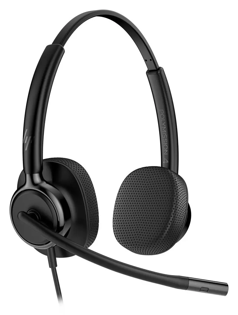 фото Навушники з мікрофоном Poly Mission 425 Black (C01B6AA) 2