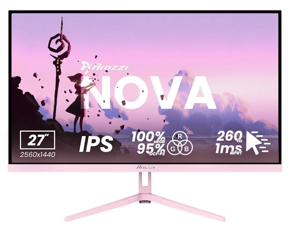 фото Монитор Arozzi Nova 27T2K260 Pink 1