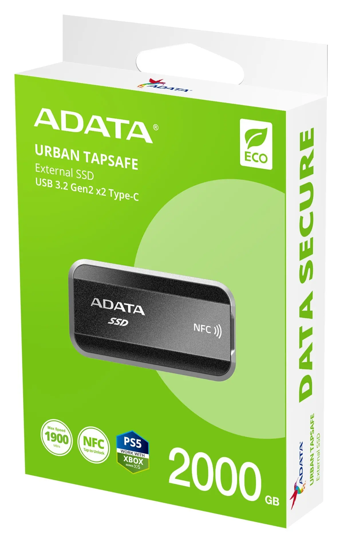 фото SSD накопичувач Adata Urban Tapsafe 2 TB (SURB-TAP-2000GCCBK) 3