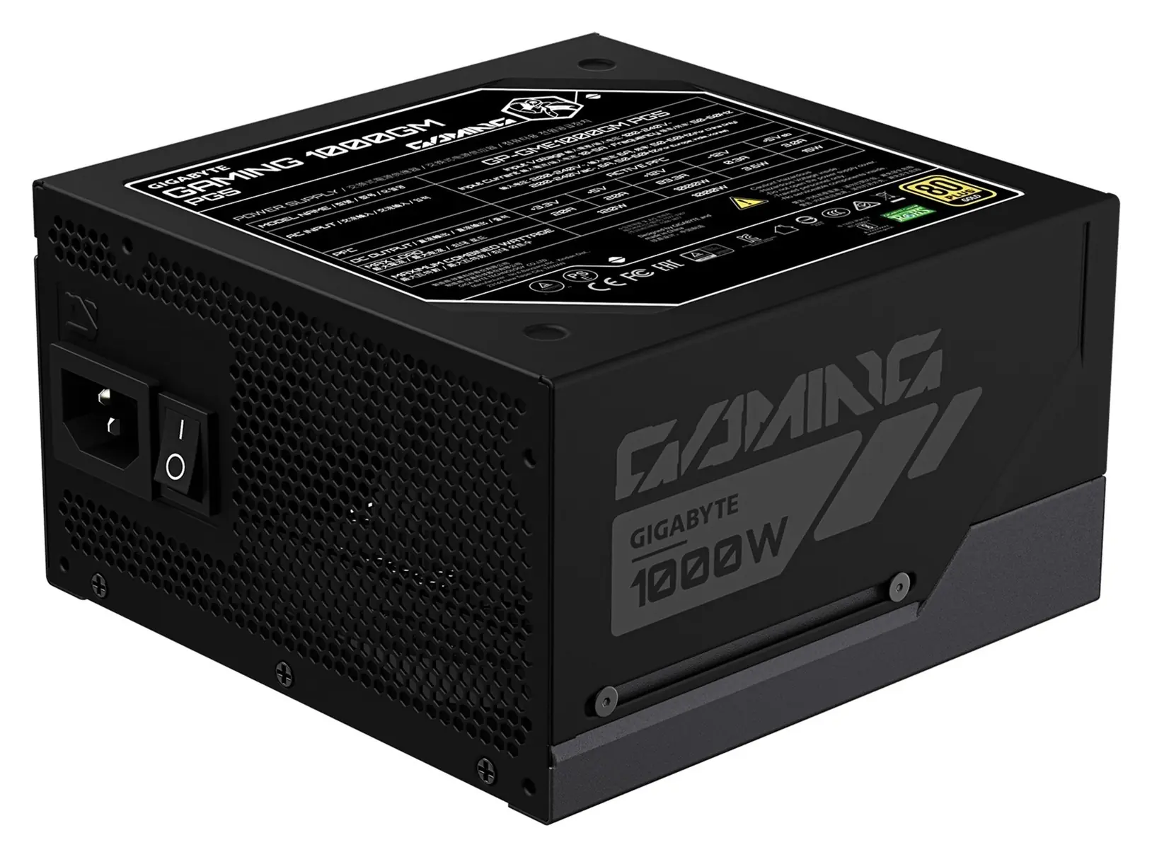 фото Блок живлення Gigabyte Gaming 1000GM PG5 1000W (GP-GME1000GM PG5) 3