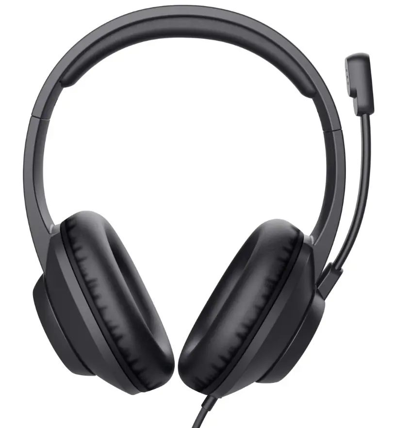 фото Наушники с микрофоном Trust Ayda Max Black (25460) 1