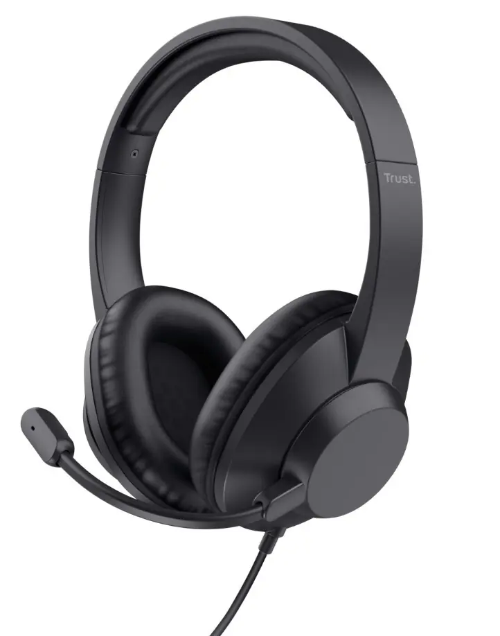 фото Наушники с микрофоном Trust Ayda Max Black (25460) 3