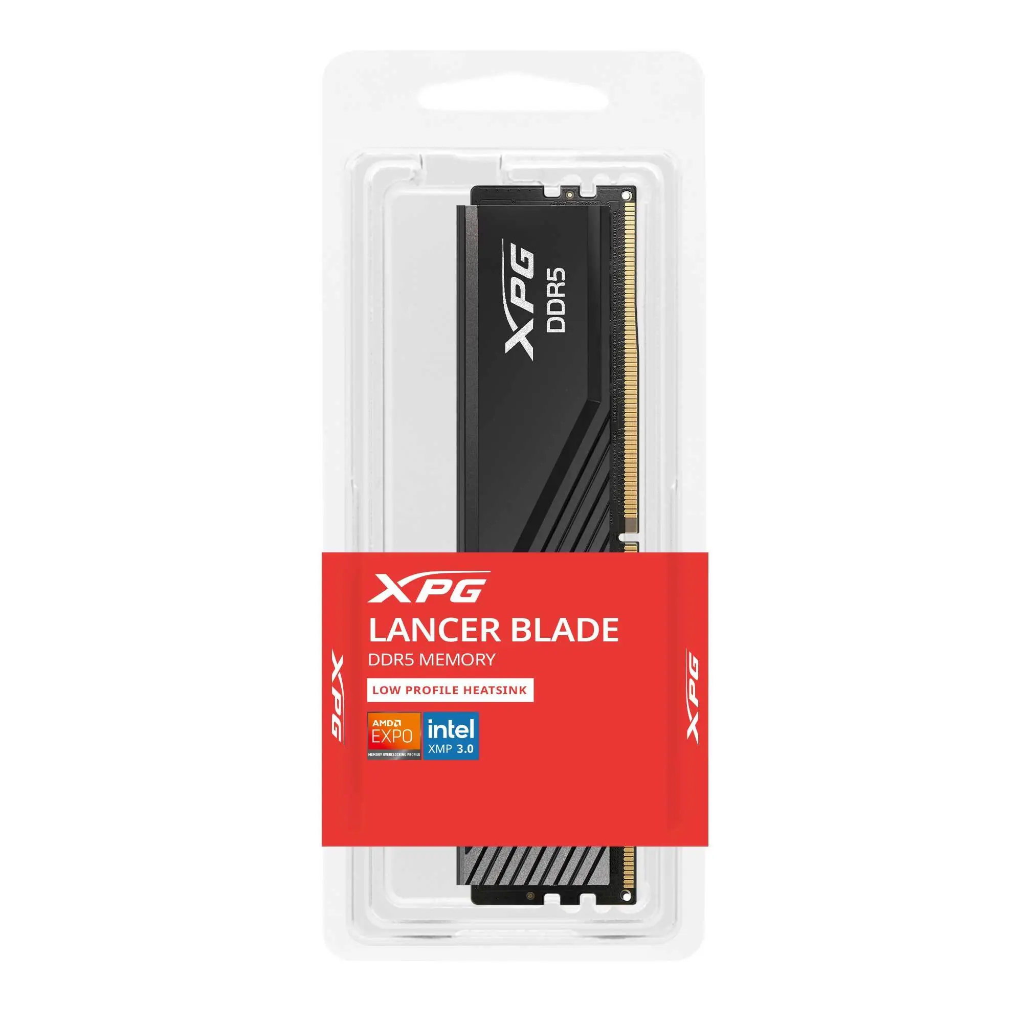 фото Память для настольных компьютеров Adata 16 GB DDR5 5600 MHz Lancer Blade Black (AX5U5600C4616G-SLABBK) 1