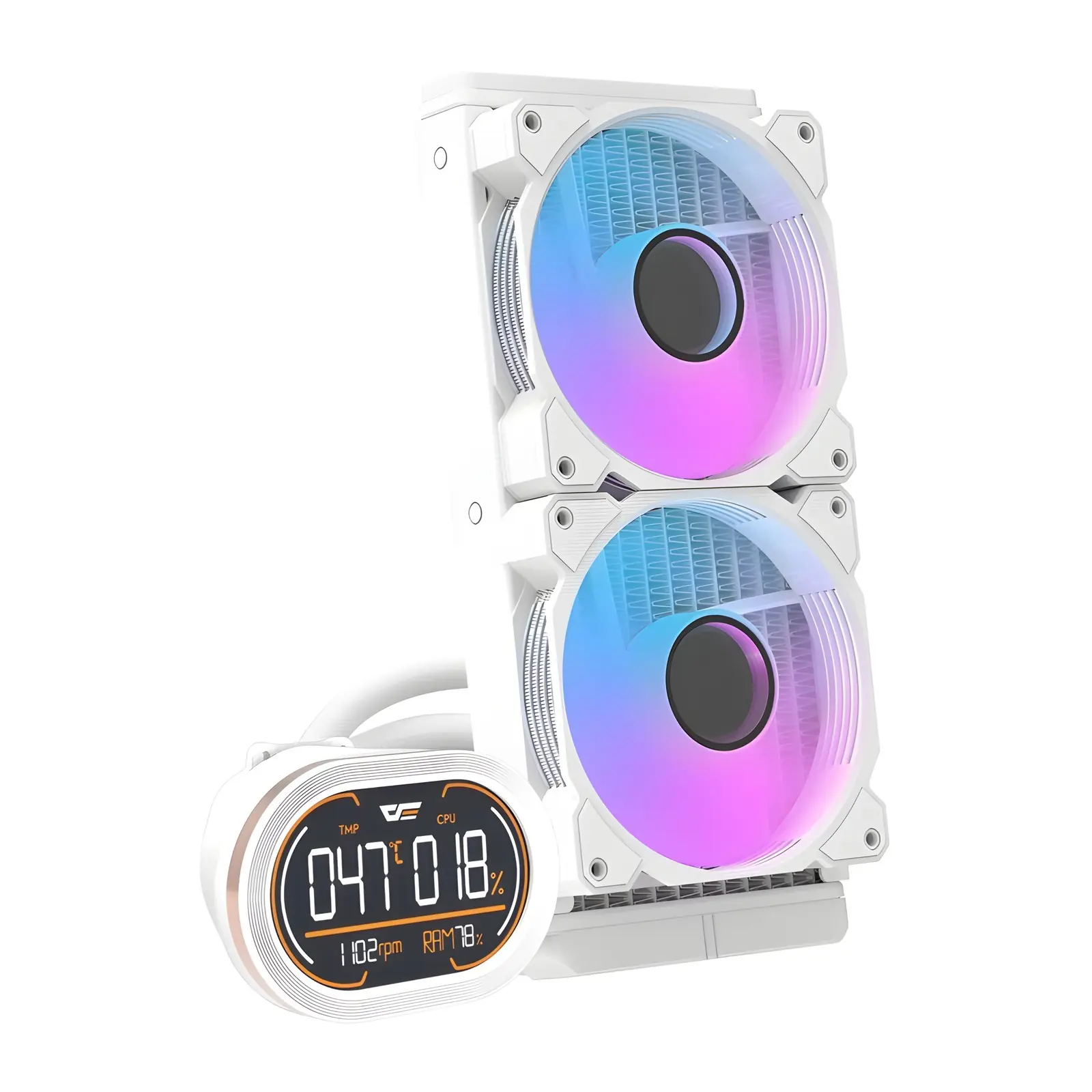 фото Водяне охолодження DarkFlash DH240D V2 White 1
