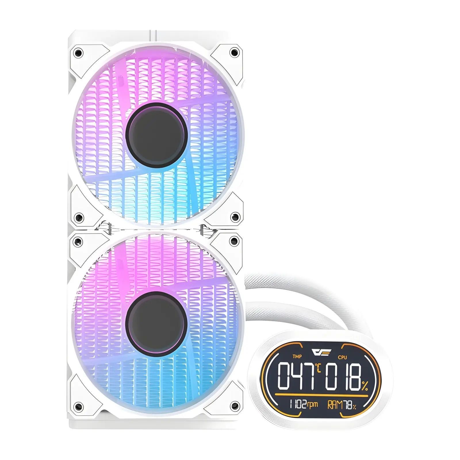 фото Водяне охолодження DarkFlash DH240D V2 White 2