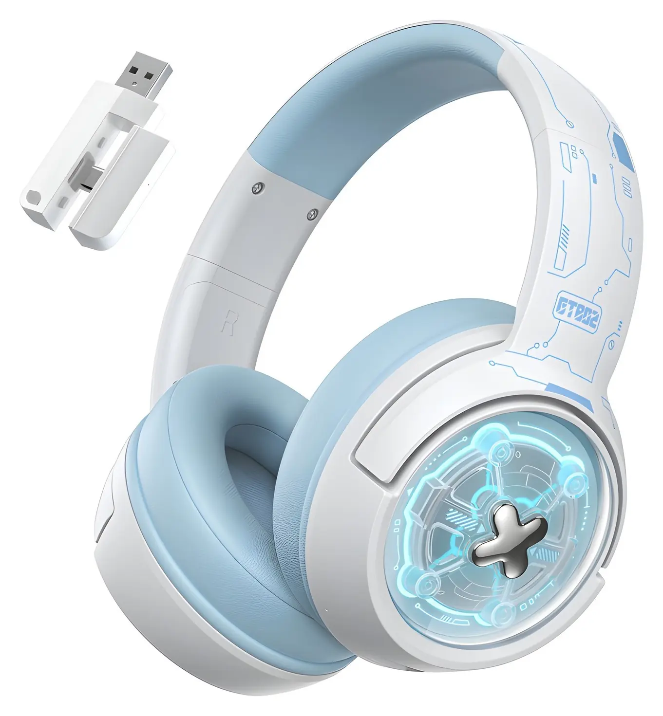 фото Наушники с микрофоном Onikuma GT802 White 2