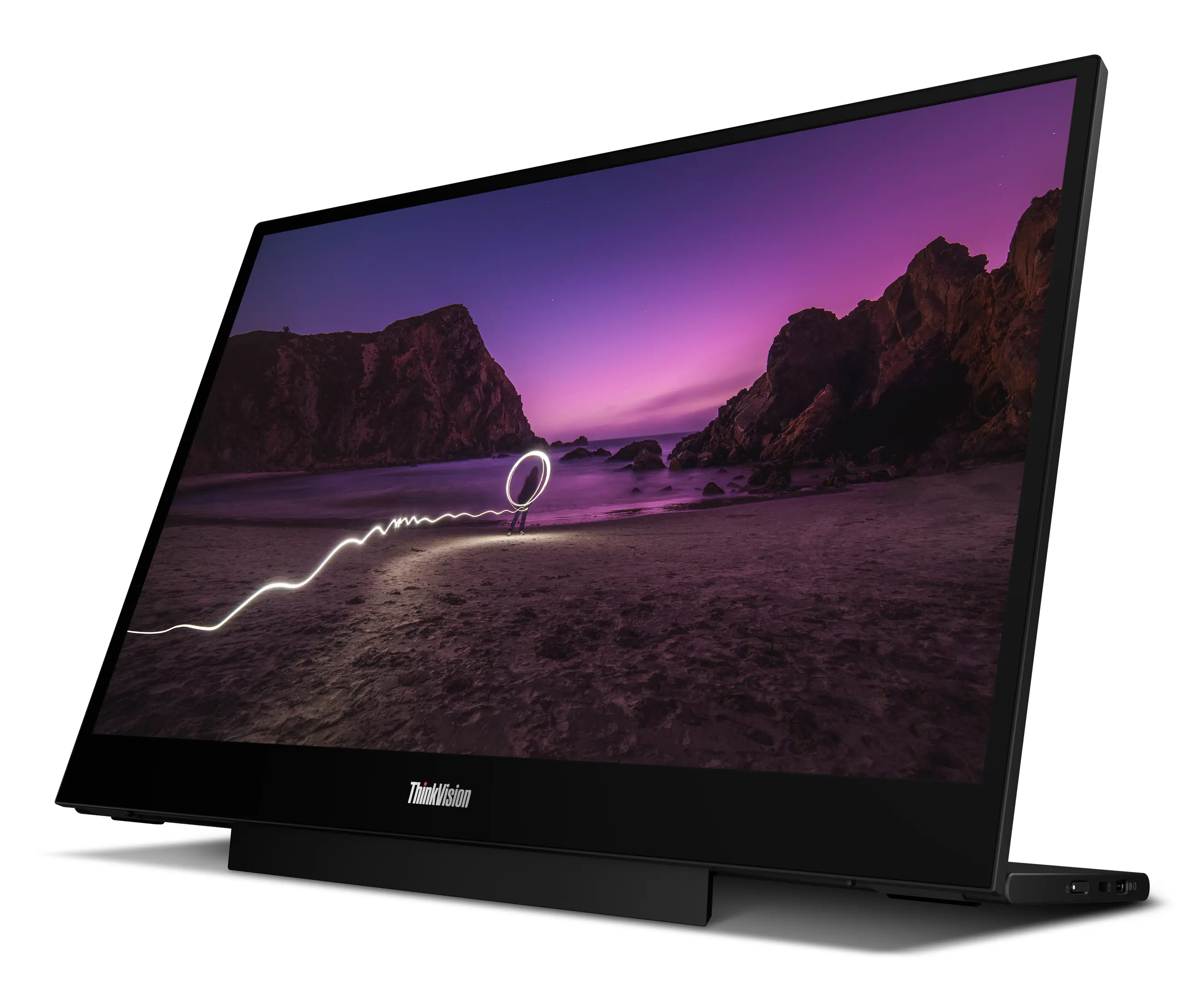 фото Портативный монитор Lenovo ThinkVision M16 Black (64BFUAT1WL) 2