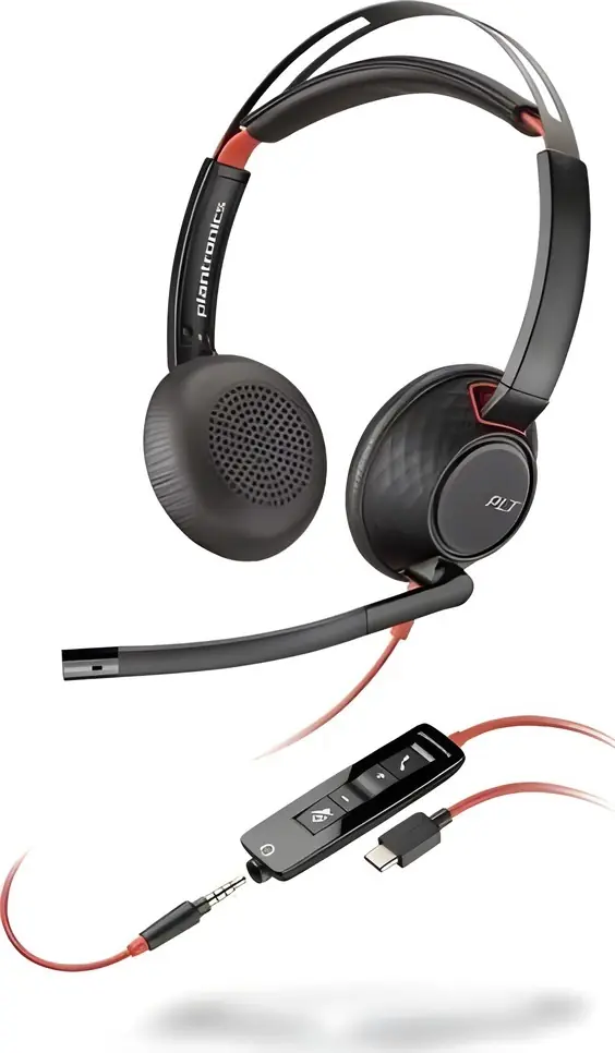 фото Наушники с микрофоном Poly Blackwire 5220 (207586-03) 1