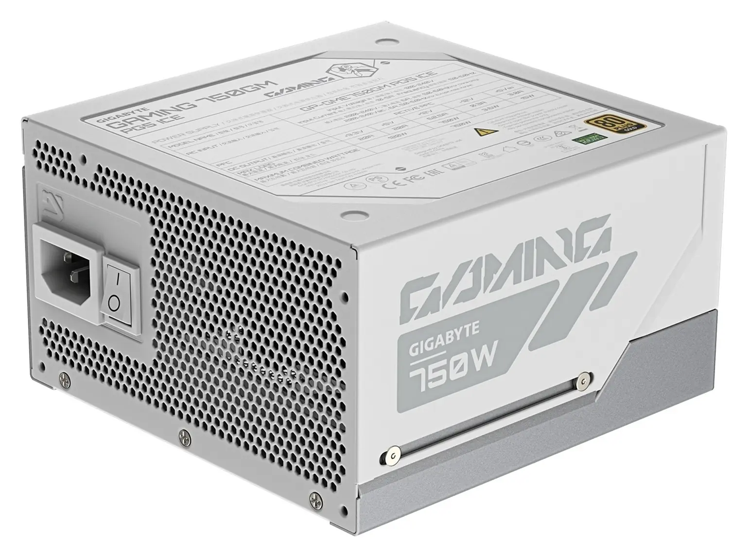 фото Блок живлення Gigabyte Gaming 750GM PG5 750W ICE (GP-GME750GM PG5 ICE) 2
