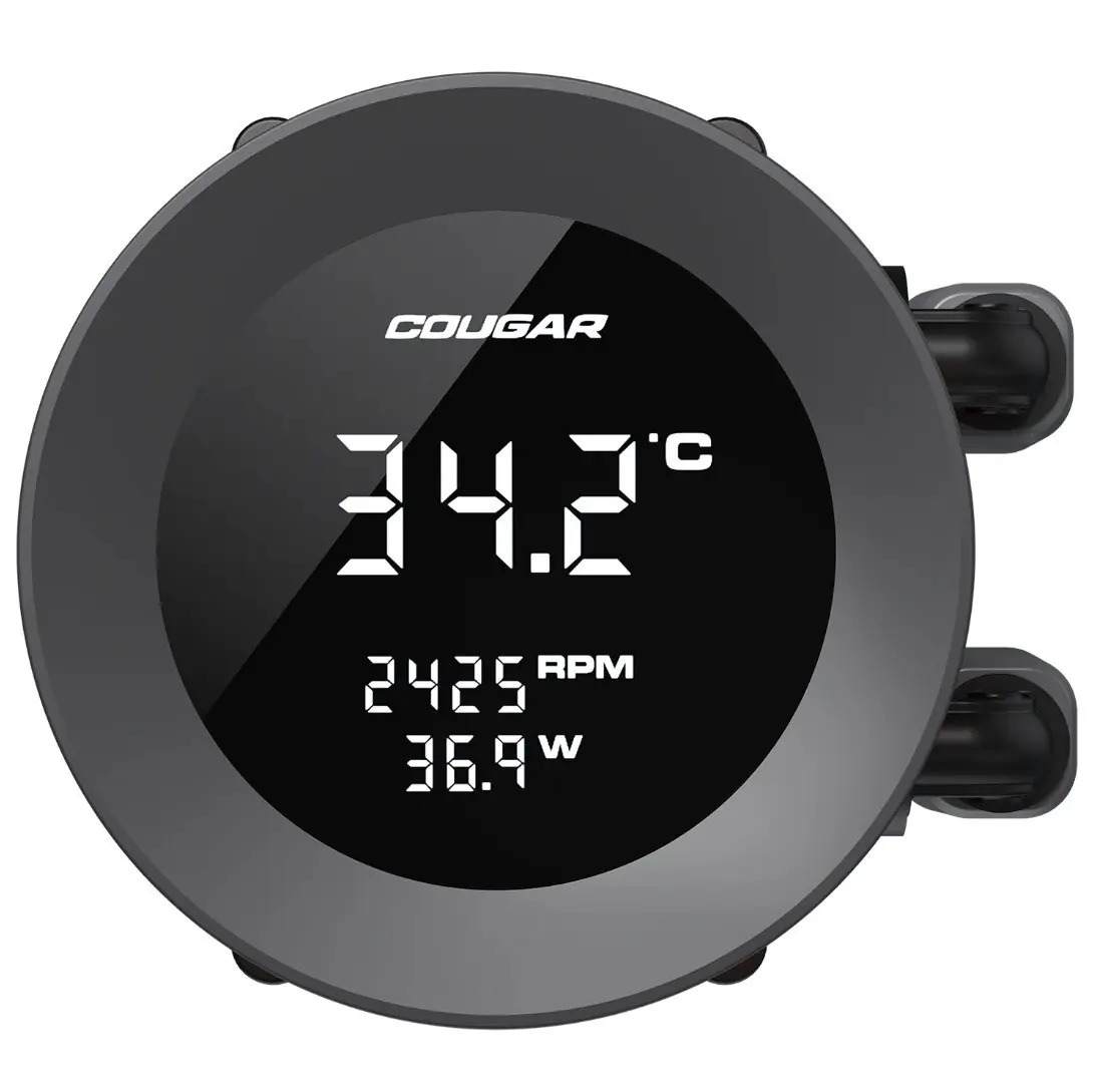 фото Водяне охолодження Cougar Poseidon Vistek 360 Black (CGR-PSDVARGB-B-360) 1