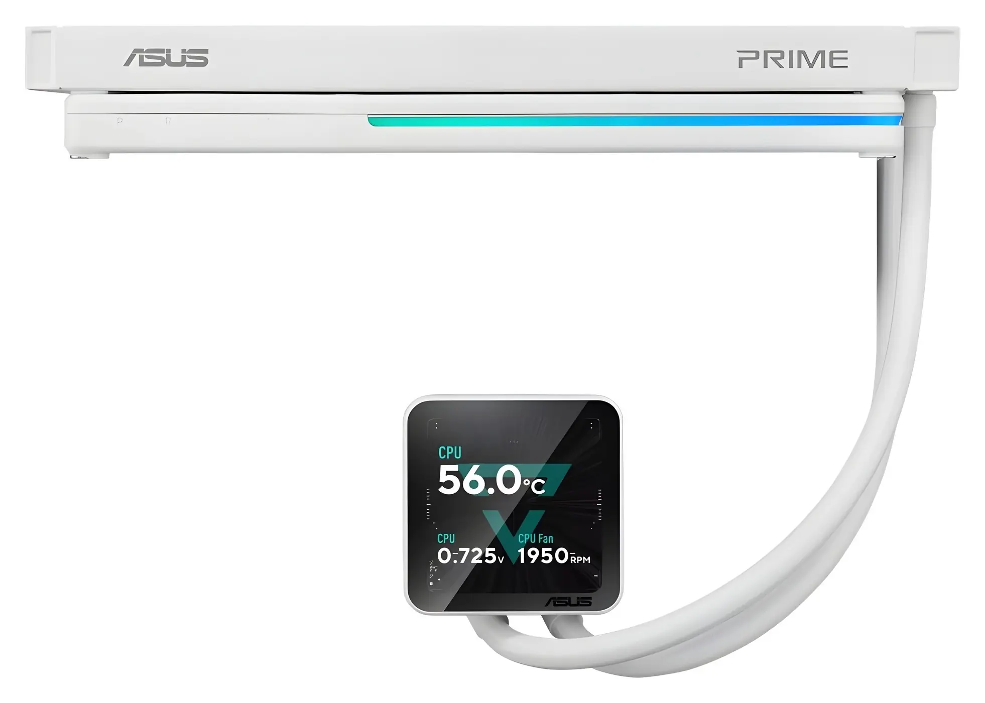 фото Водяне охолодження Asus Prime LC II 360 ARGB LCD White (90RC01Q2-B0EAY0) 3