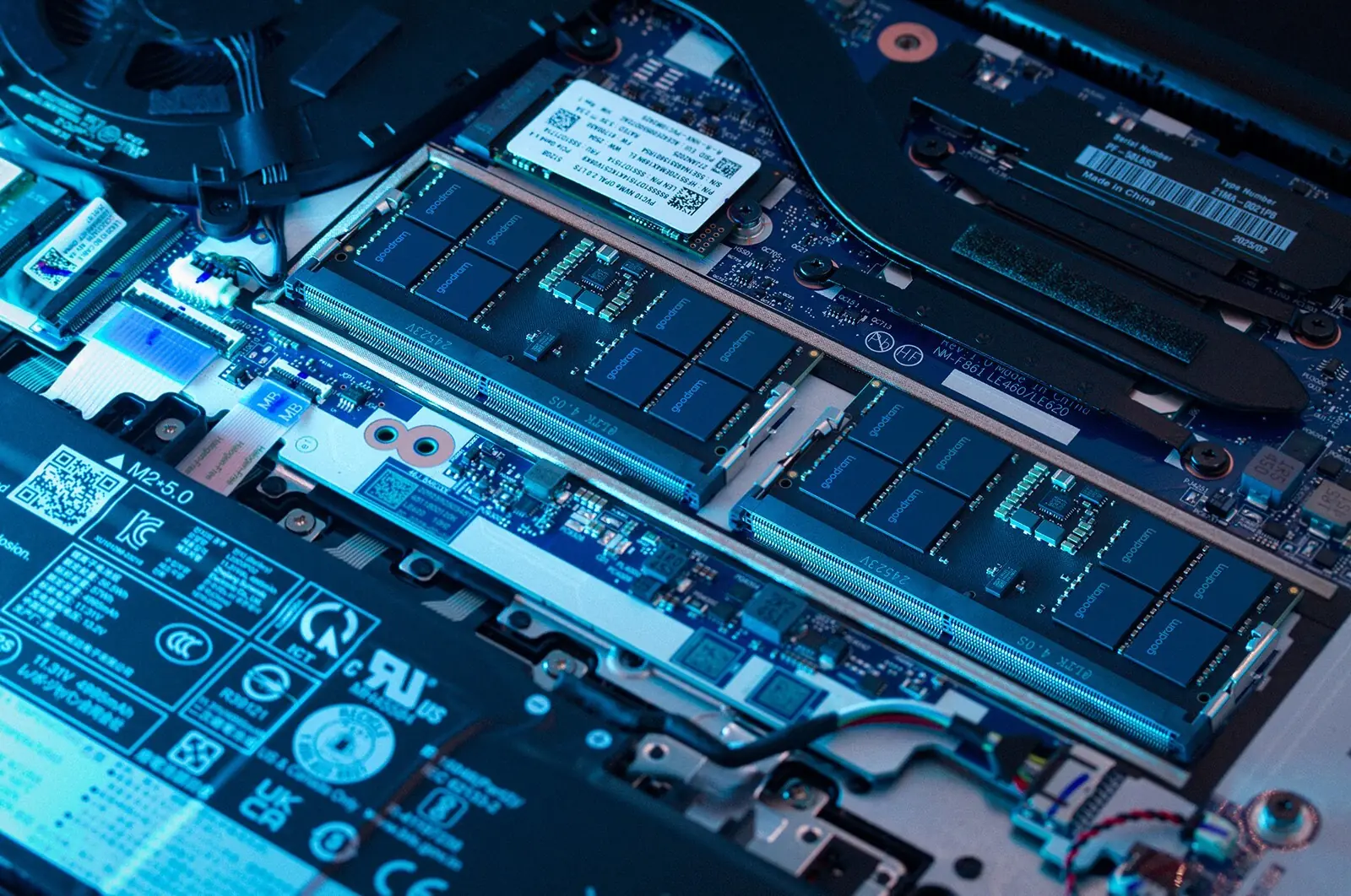фото Память для ноутбуков Goodram 32 GB (2x16GB) SO-DIMM DDR5 6400 MHz (GR00C5-64L52S/32GDC) 1