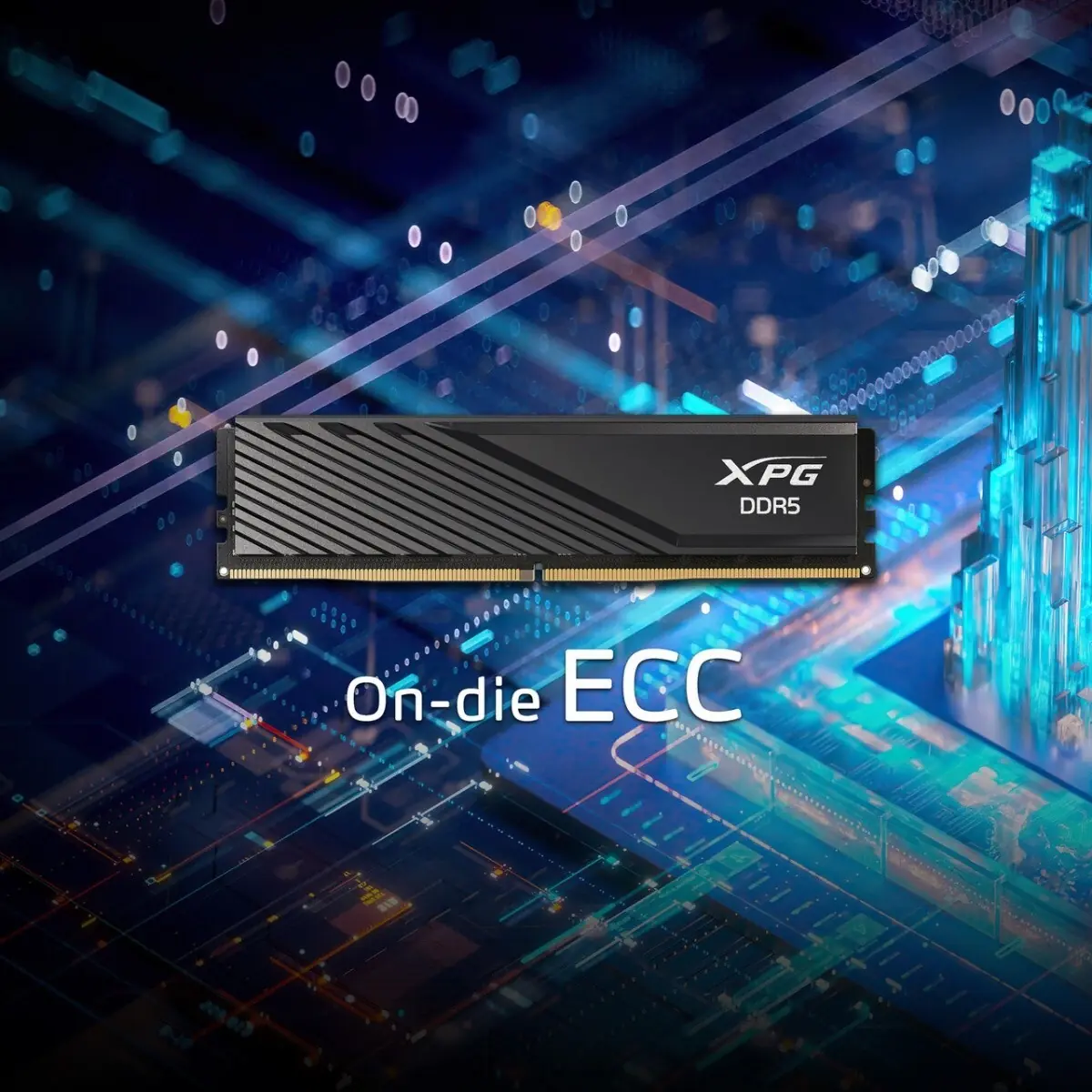 фото Память для настольных компьютеров Adata 16 GB DDR5 4800 MHz XPG Lancer Blade (AX5U4800C4016G-SLABBK) 3