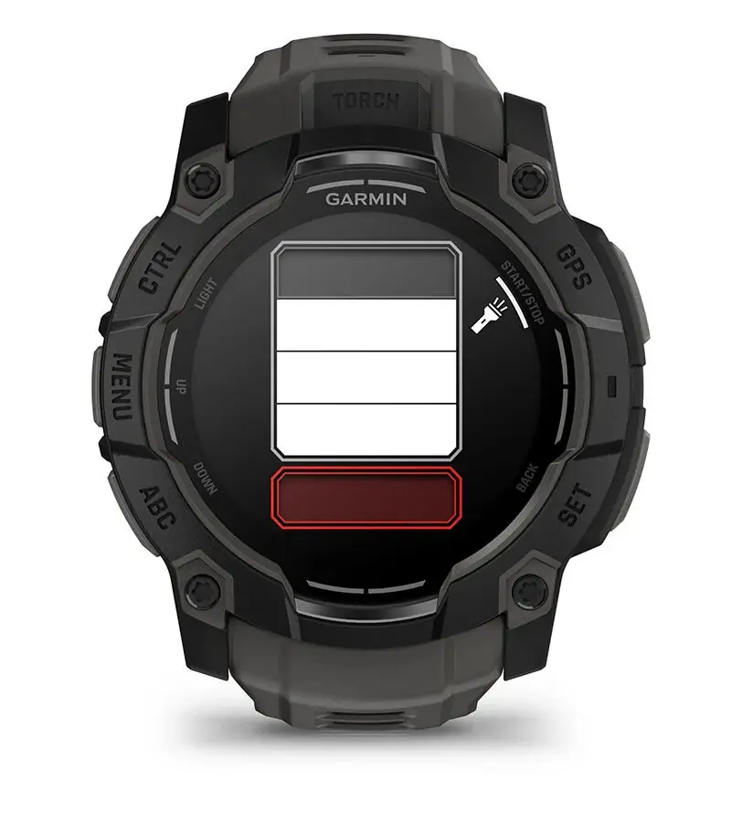 фото Смарт-годинник Garmin Instinct 3 45mm Amoled Black with Black Band (010-02936-00/40)